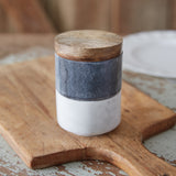 Marble Salt and Pepper Pinch Pots