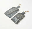 Grey Marble Cheese Boards - Set of 2