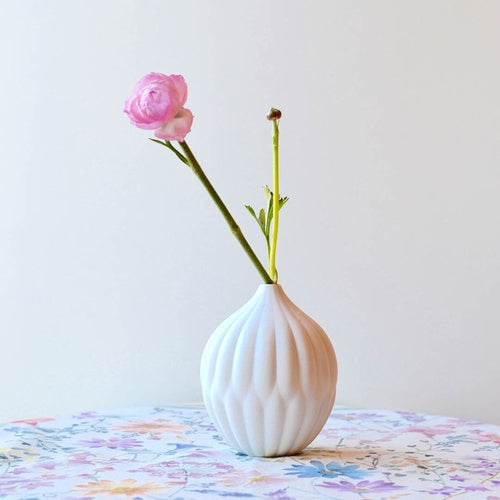 Petite Textured Porcelain Vase