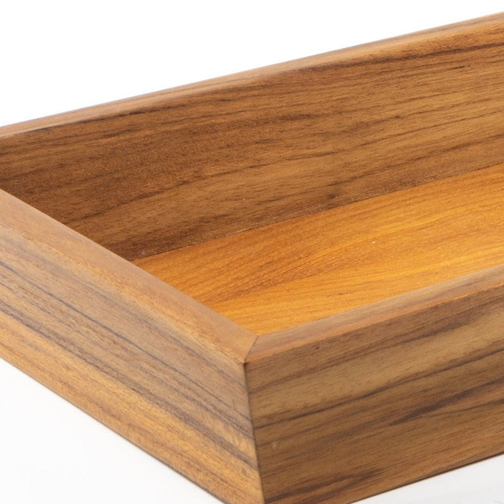 Solid Teak Vanity Tray - Rivour Home