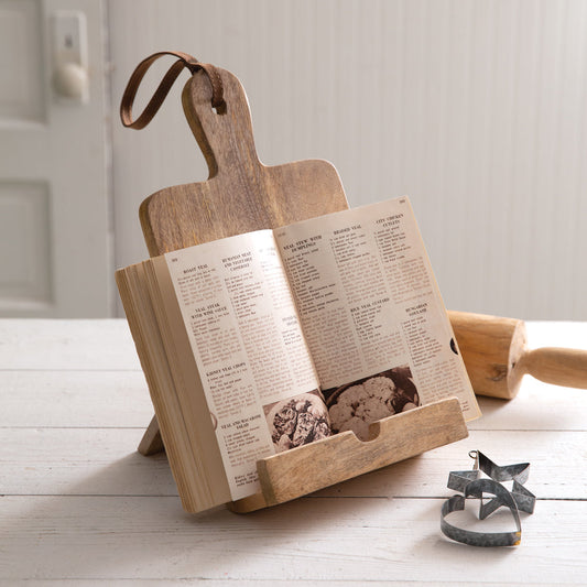 Cutting Board Cookbook Stand - Farm2Home Decor