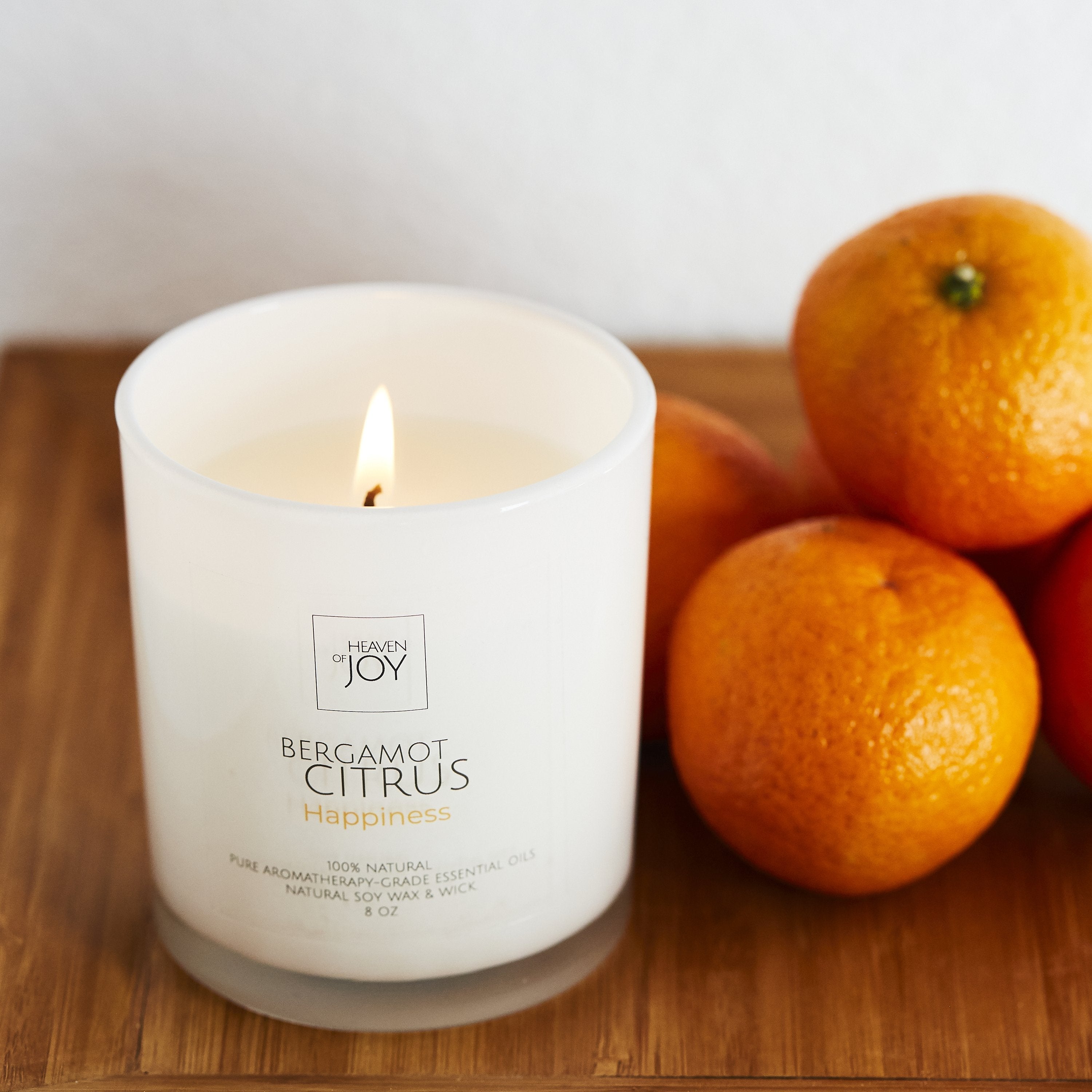 Bergamot Citrus Candle - Radiant HomeLiving