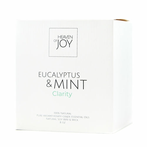 Eucalyptus & Mint Candle 100% Natural - Radiant HomeLiving