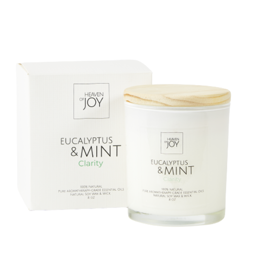 Eucalyptus & Mint Candle 100% Natural - Radiant HomeLiving