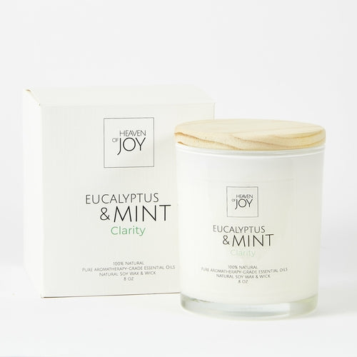 Eucalyptus & Mint Candle 100% Natural - Radiant HomeLiving