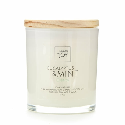 Eucalyptus & Mint Candle 100% Natural - Radiant HomeLiving